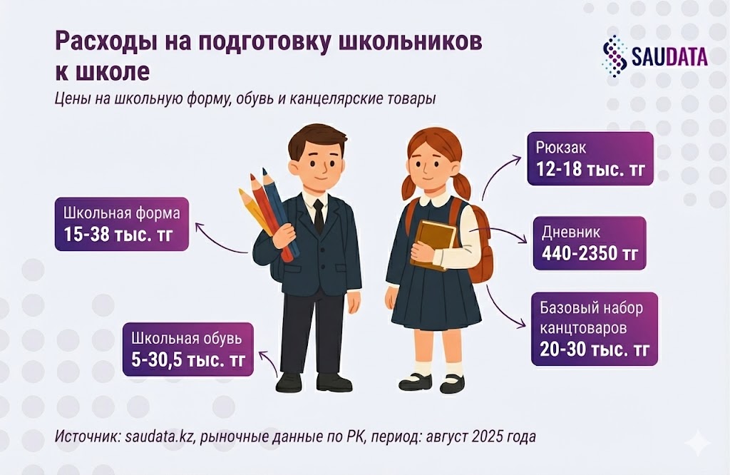 расходы на подготовку школьников к школе 2025